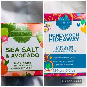 NWT 3 Scentsy Bath Bomb Lot